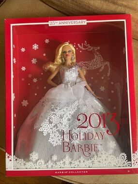 Barbie | Holiday | Barbie Holiday Visions Doll In White And Silver Gown |  Poshmark